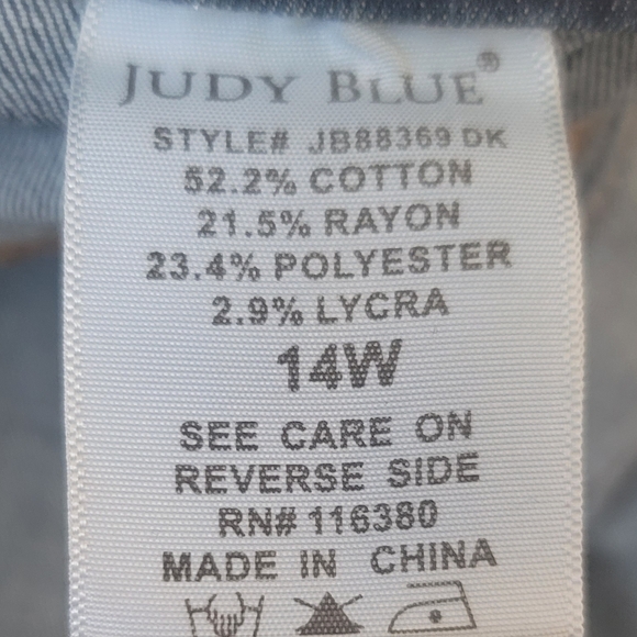 Judy Blue Pull-On Destroyed Boyfriend Jeggings - Picture 3 of 5